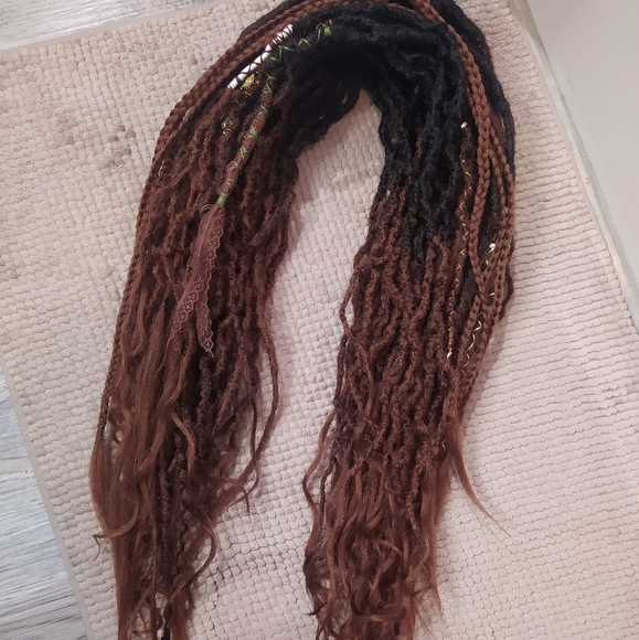 BRAND NEW Full set DE synthetic dreadlock hair extensions - Picture 2 of 7